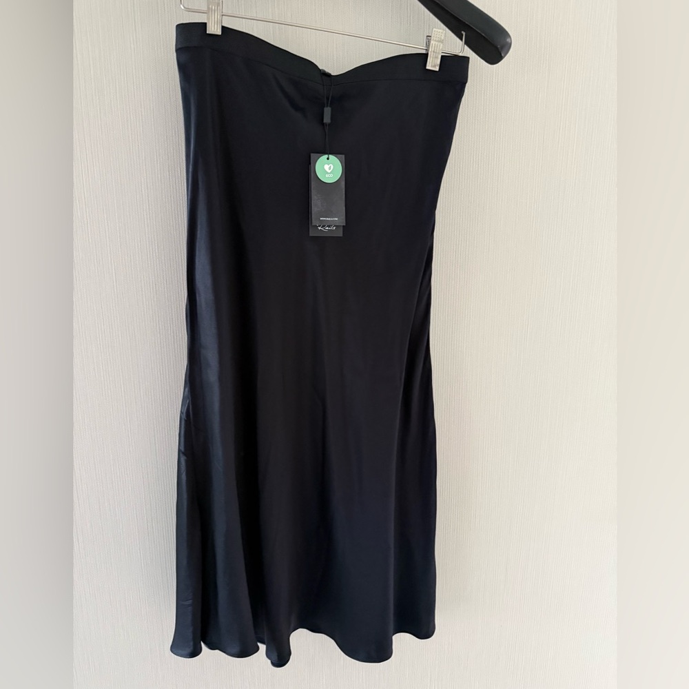 NWT Rails Black Satin Skirt
